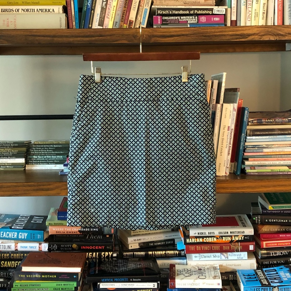 Ann Taylor Patterned Pencil Skirt 6 EUC